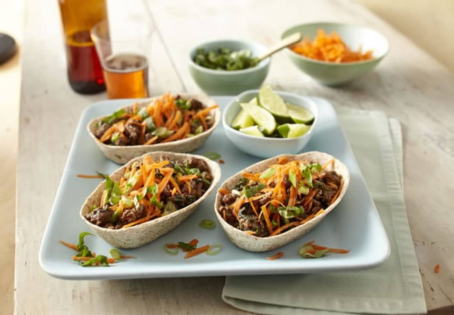 Thai Beef with Basil Whole Wheat Taco Bowls™